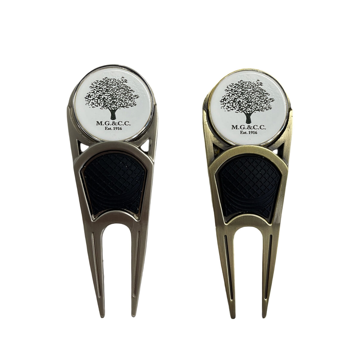 Double Prong Premium Divot Repair Tool - Printed Logo