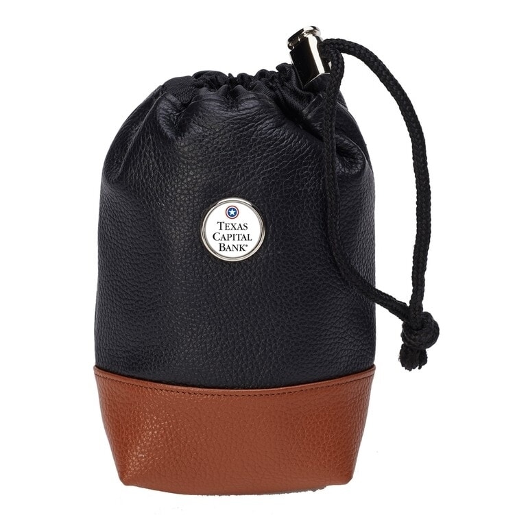 Mesa Leather Draw String Valuables Pouch