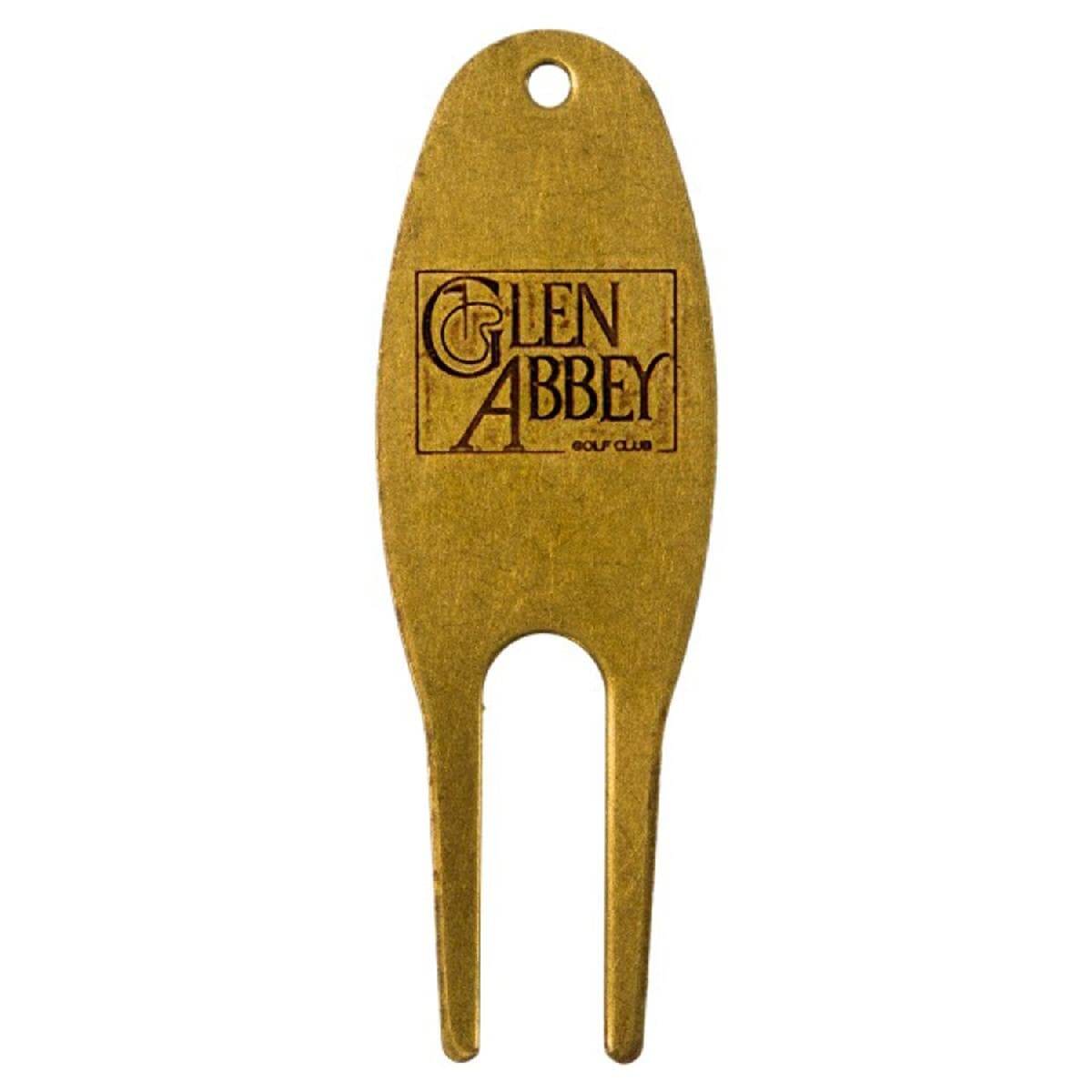 Metal Divot Tool - Large Oval Style - Die Struck Logo