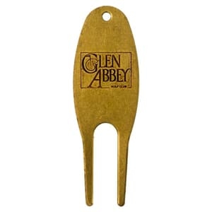 Metal Divot Tool - Large Oval Style - Die Struck Logo