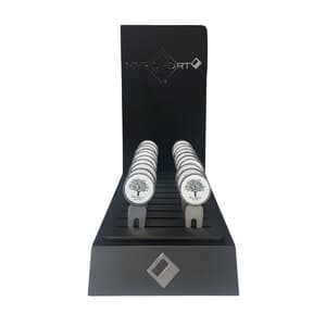Refined Divot Repair Tool with Ball Marker - Printed Logo - Wiith Display