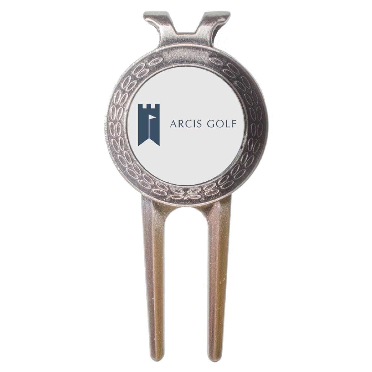 Refined Divot Repair Tool with Ball Marker - Printed Logo - Wiith Display
