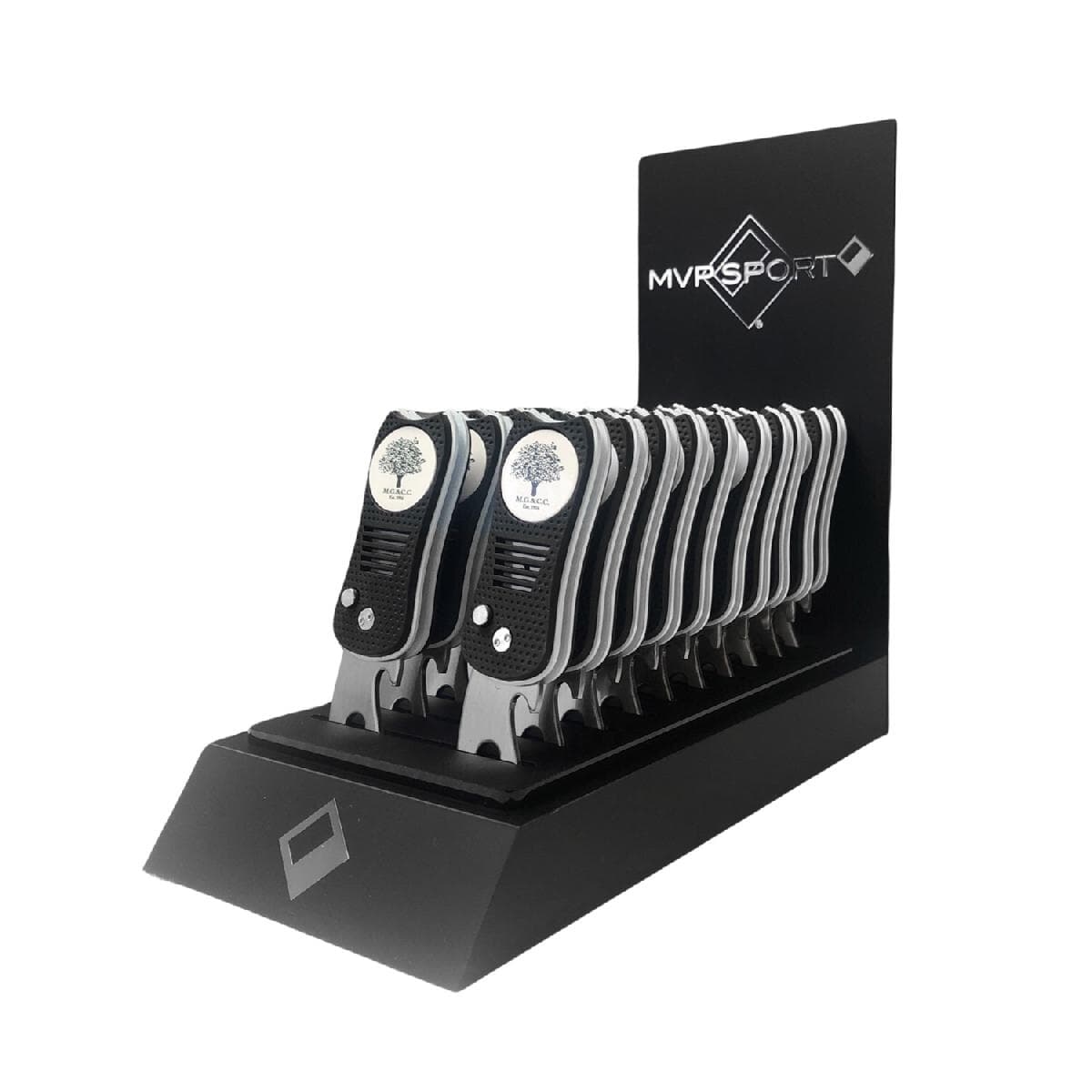 4 IN 1 Divot Tool With Ball Marker - Die Struck Imprint - With Display