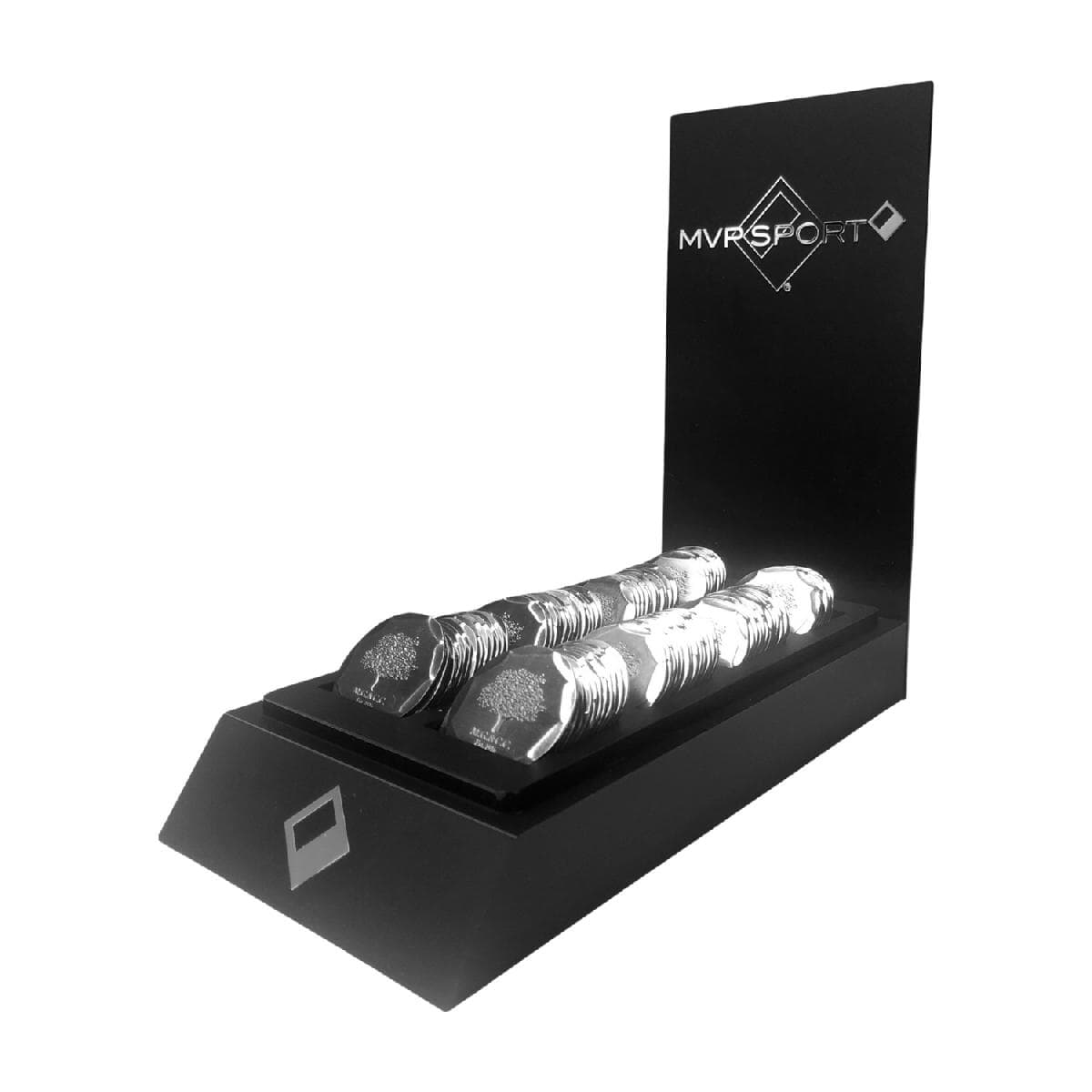 Hammered Ball Marker - 1.5" - Wide Bevel - With Display