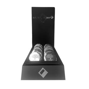 Hammered Ball Marker - 1.5" - Wide Bevel - With Display