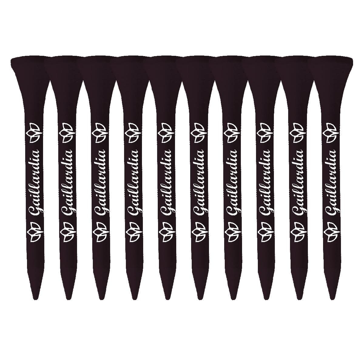 Packaged Wood Golf Tees - 10ct - 2.75" 2 Color Logo Imprint Shank Only