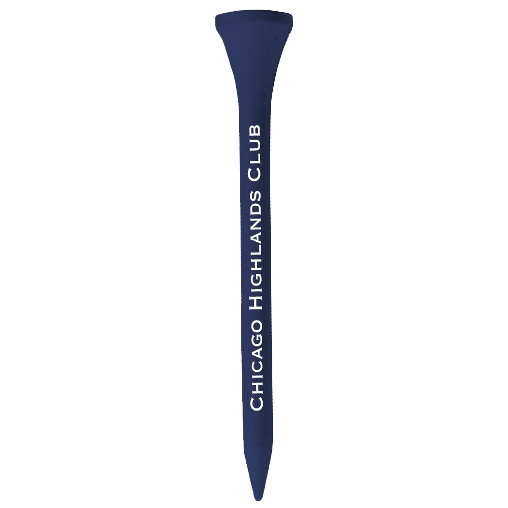 Golf Tees - 3.25", Wood, 2 Color Logo Imprint Shank Only
