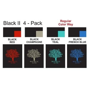 16" X 20" Jacquard Woven Golf Towels 4-Pack