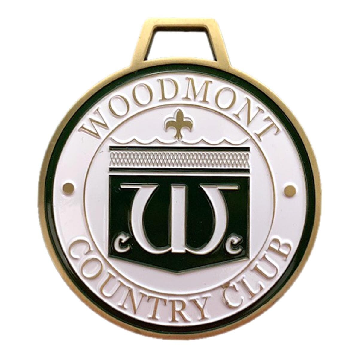 Die Cast Golf Bag Tag - 4" x 4" - 1 Side Printing