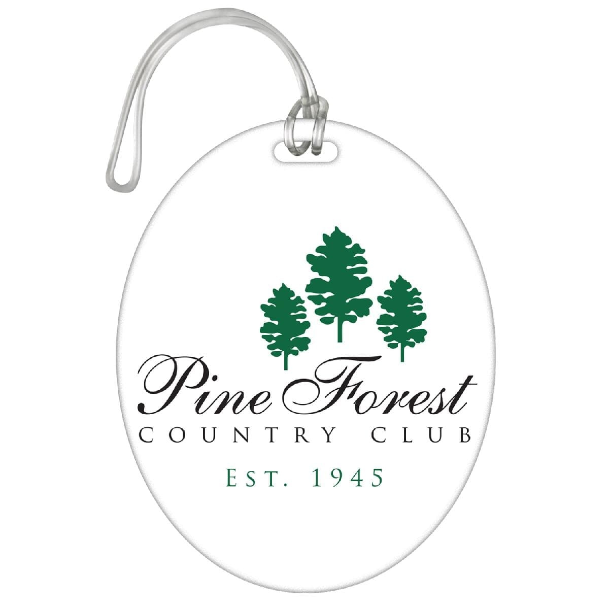 Plastic Bag Tag - 3.75" X 3" - 1 Side Printing