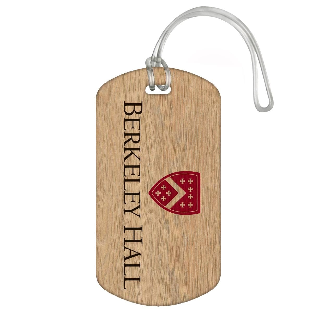 Wooden Bag Tag - 4.5" X 2.375" - 1 Side Printing