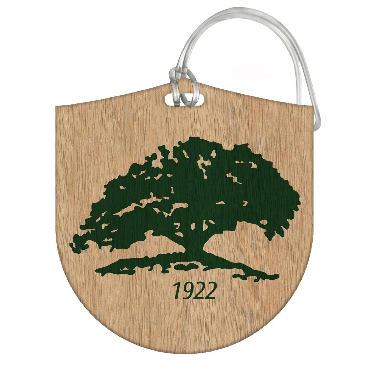 Wooden Bag Tag - 3.25" X 3.5" - 1 Side Printing