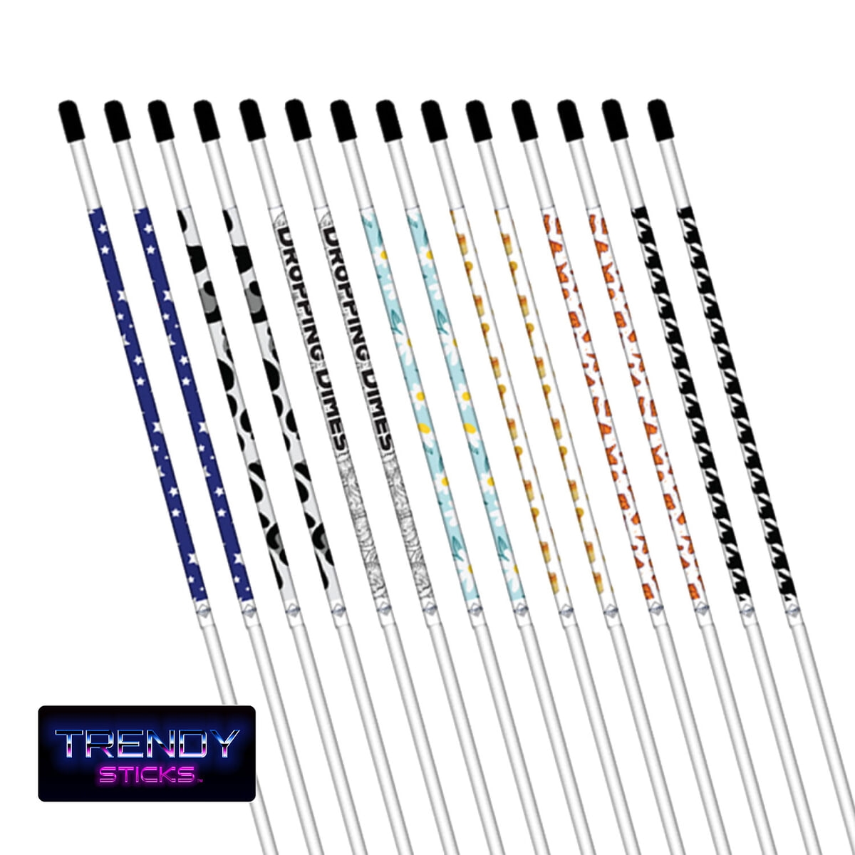 Trendy Sticks Golf Alignment Sticks - Bulk
