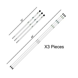 Collapsible Golf Alignment Sticks - 3-Pack