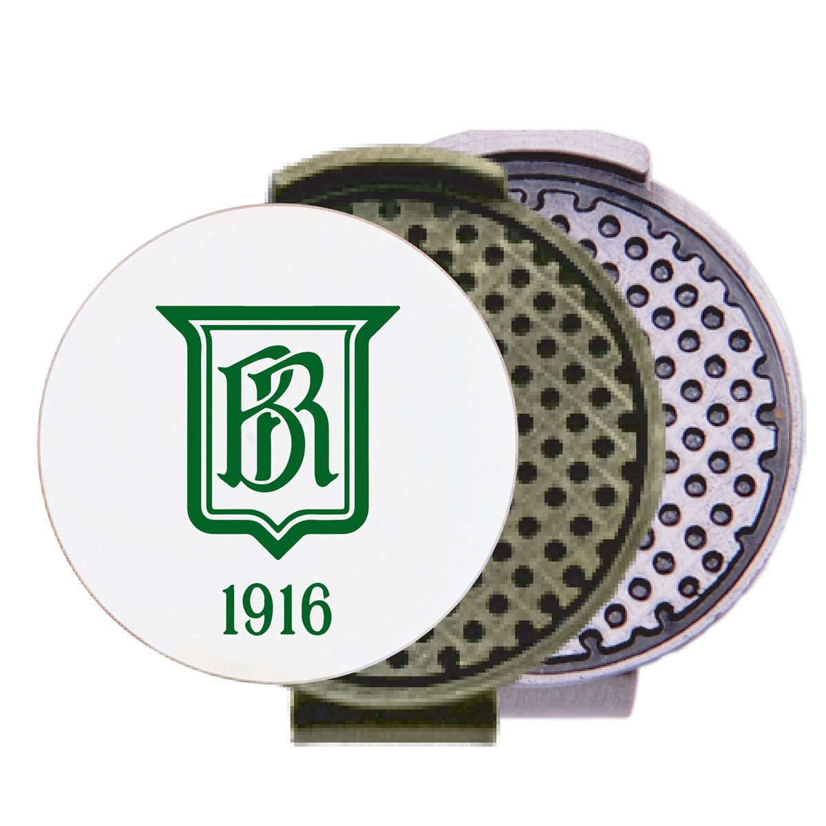 Golf Hat Clip w/ Custom Printed Ball Marker