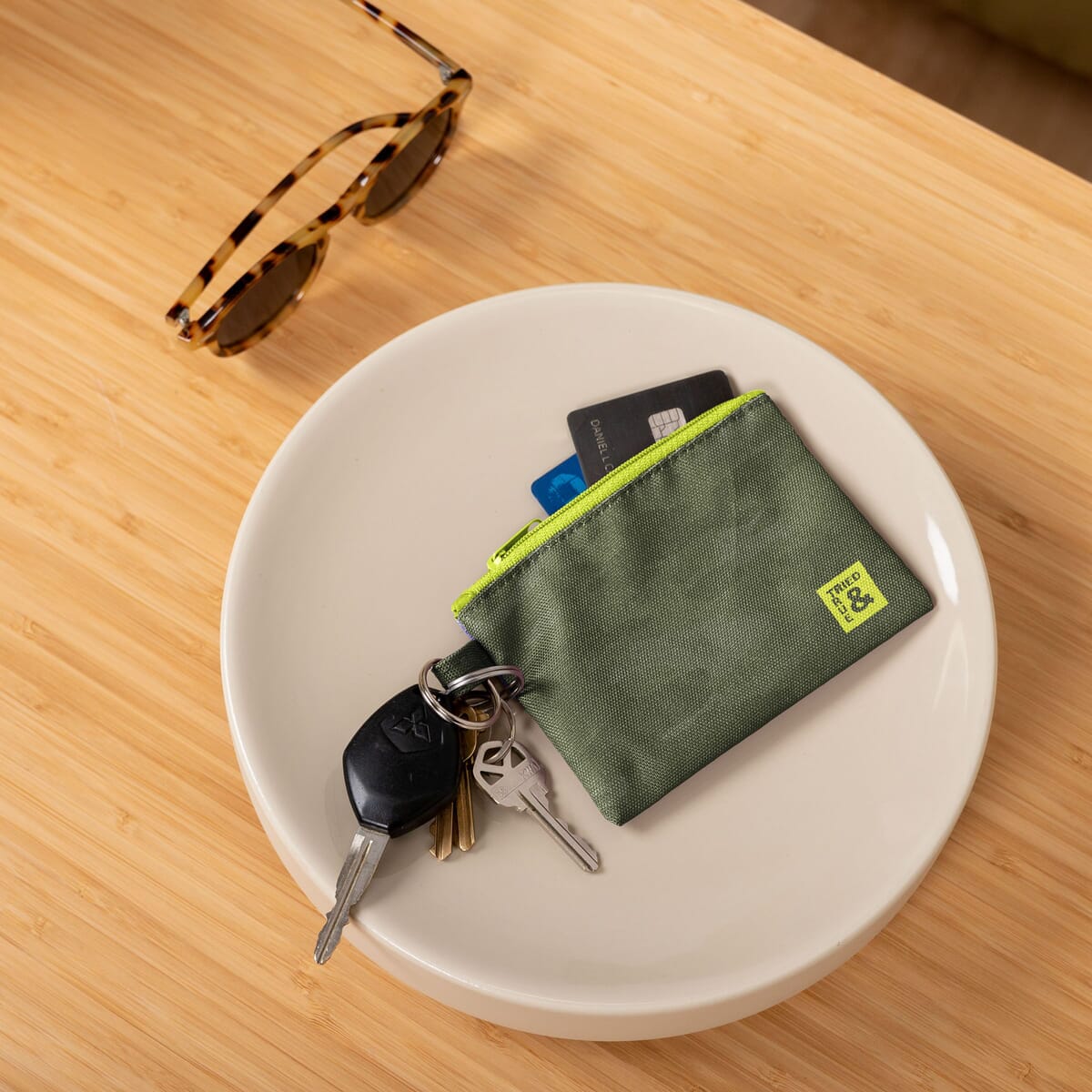 PENNY KEY RING - 4CP 1000D RPET