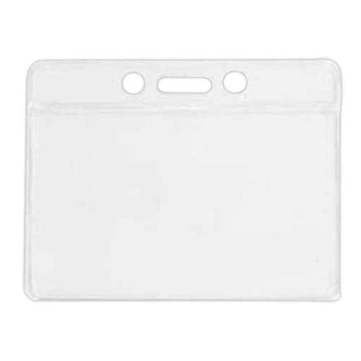Clear vinyl badge holder