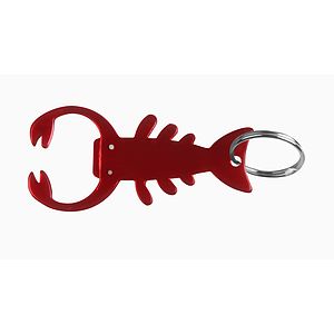 Lobster Shape Bottle Opener w/ Key Chain