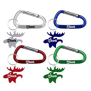 Moose shape bottle opener key chain & Carabiner