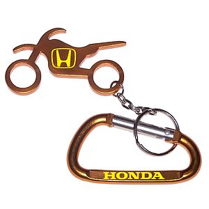 Motorbike Shape Bottle Opener Key Chain & Carabineer