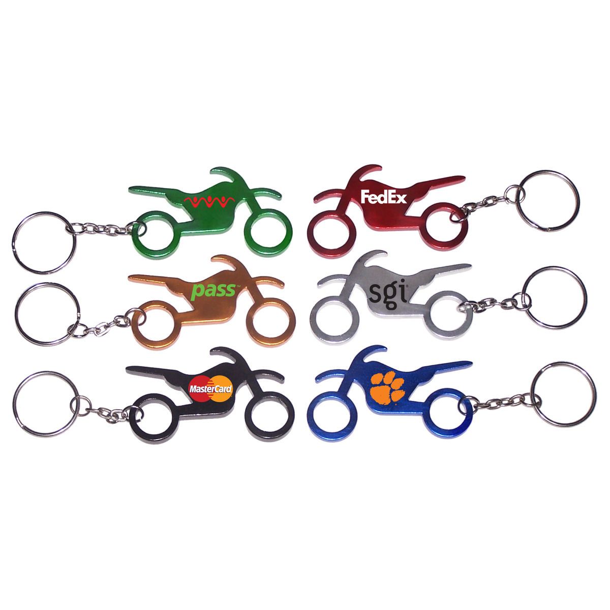 Motorbike Shape Bottle Opener Key Chain