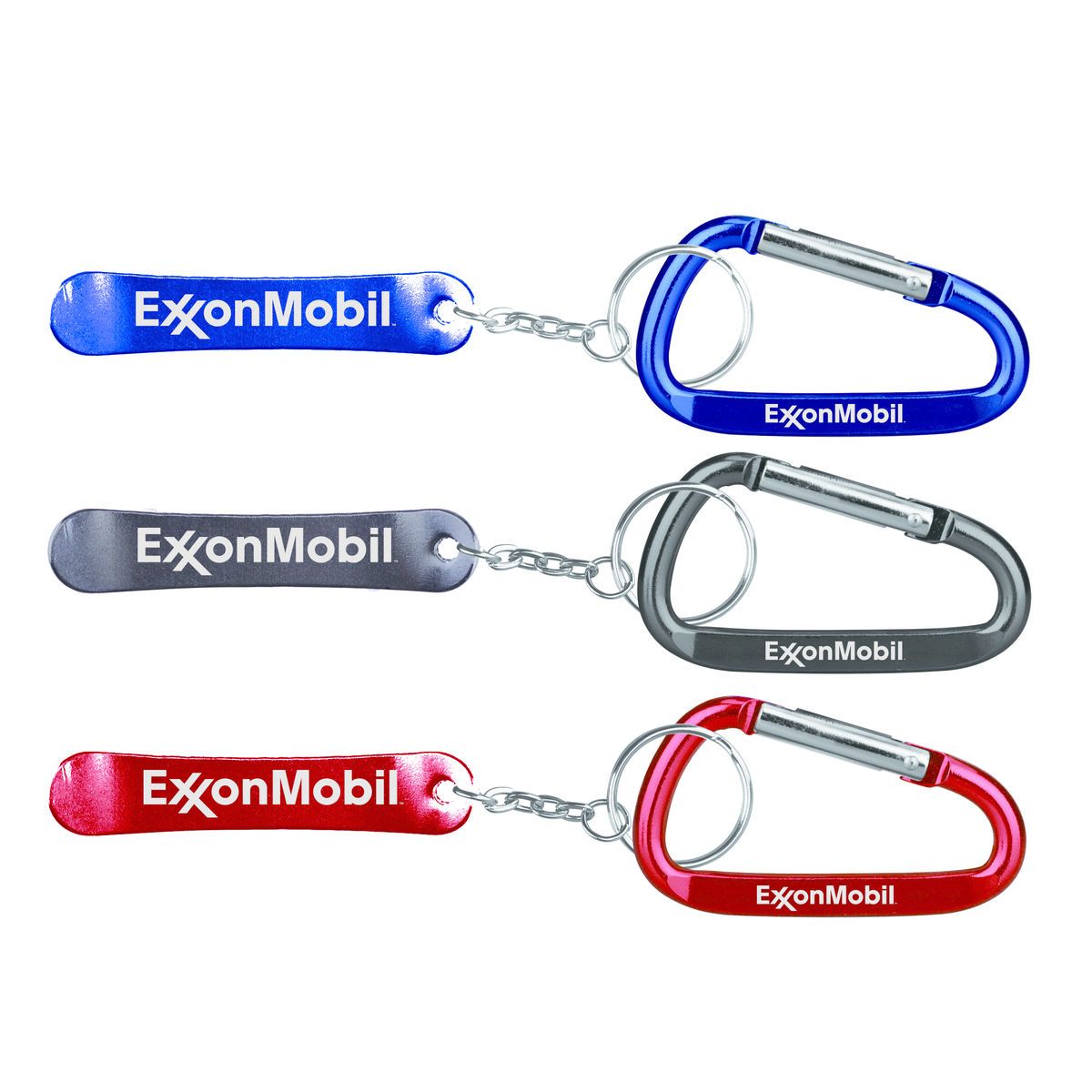 Skateboard Shape Bottle Opener Key Chain & Carabineer