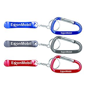 Skateboard Shape Bottle Opener Key Chain & Carabineer