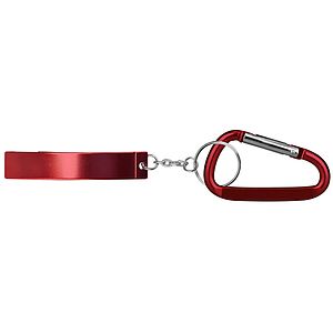 Jumbo size plain Bottle Opener Key Chain & Carabineer
