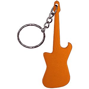 Guitar Shaped Bottle Opener Keychain