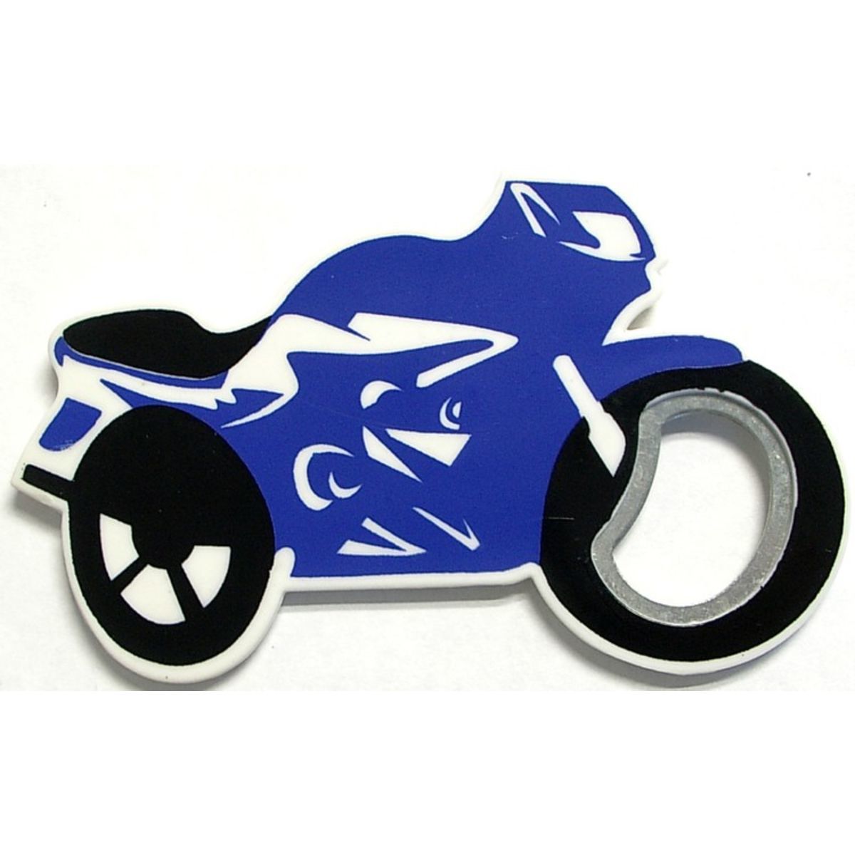 Jumbo size motorcycle shape magnetic bottle opener