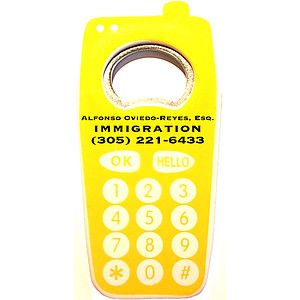 Jumbo size cell phone shape magnetic bottle opener