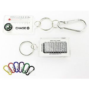 Compass thermometer and key holder