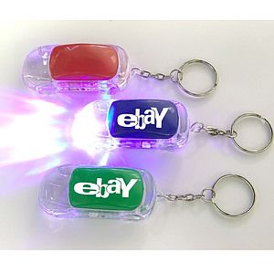 Car shape LED flashlight Key chain