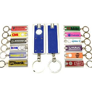 Rectangular Flashlight Key Chain