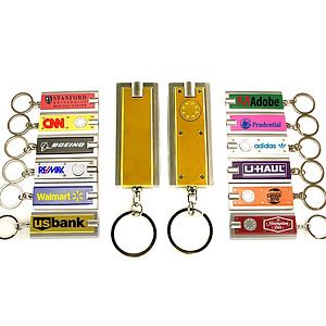 Rectangular Flashlight Key Chain