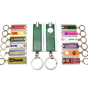 Rectangular Flashlight Key Chain