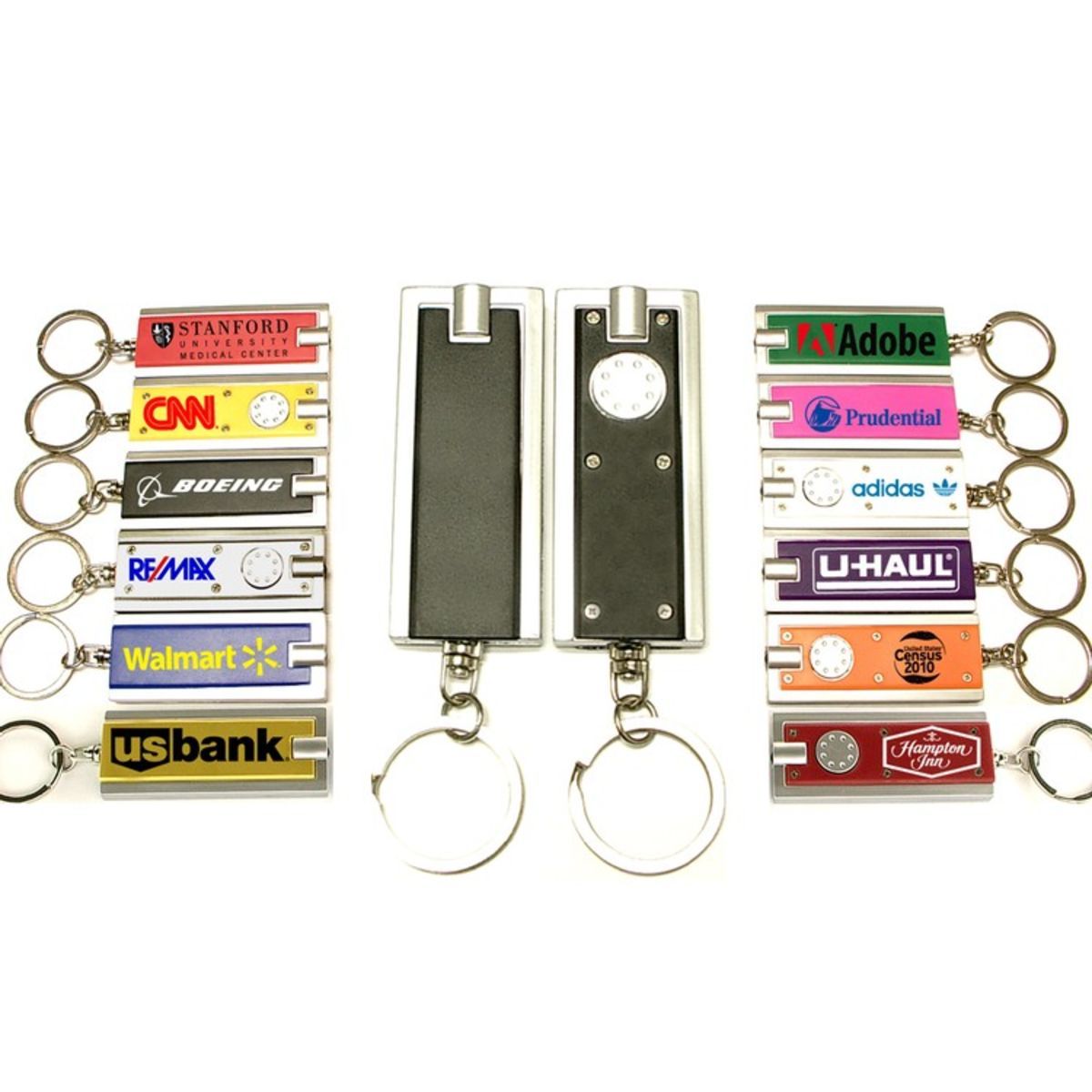 Rectangular Flashlight Key Chain