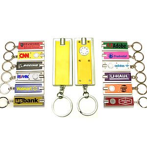 Rectangular Flashlight Key Chain