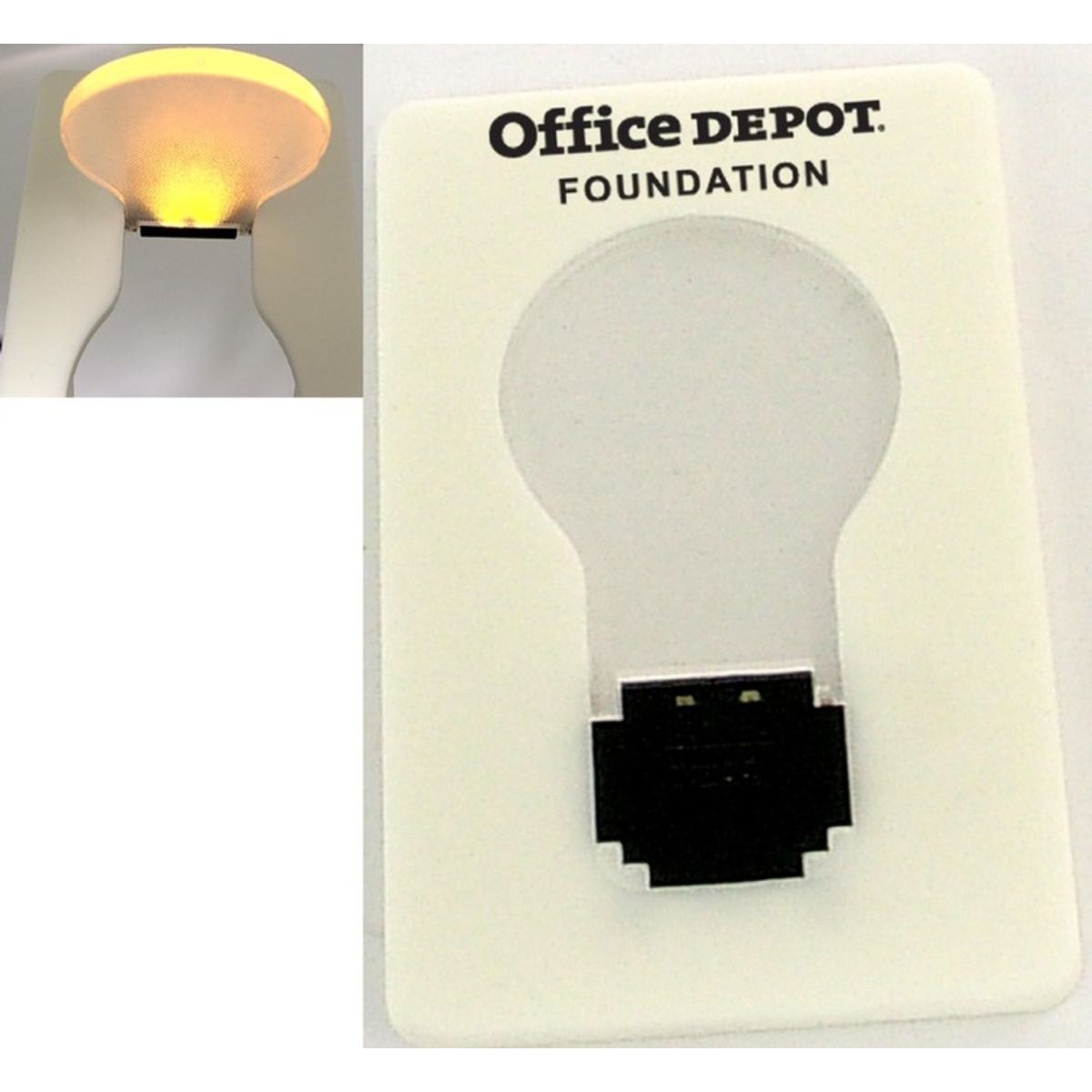 Credit card size LED flashlight