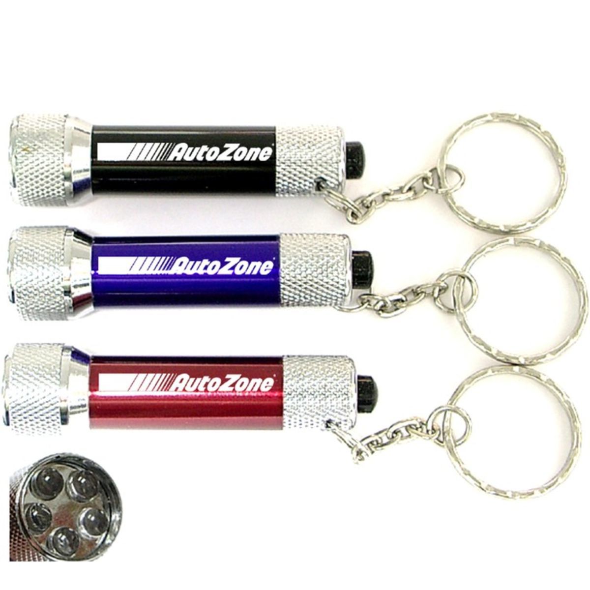 5 LED Metal Flashlight with Explosion Proof Batteries