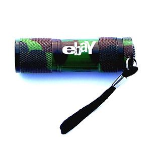 Camouflage Metal 9 LED flashlight