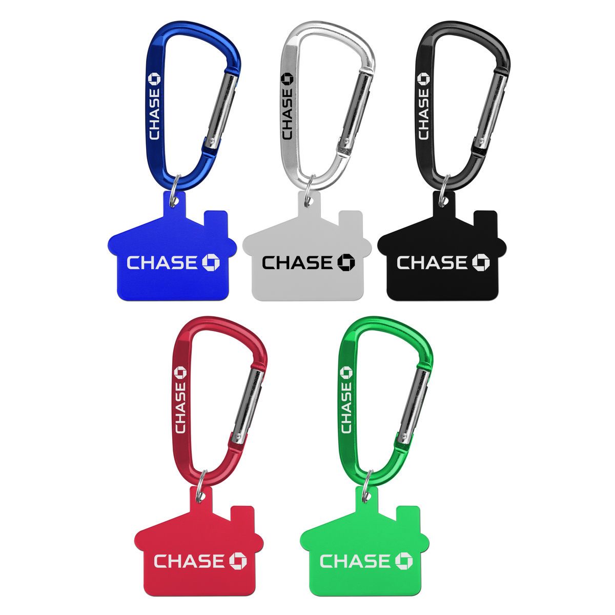 Aluminum Key Holder & Dog Tag with Carabiner