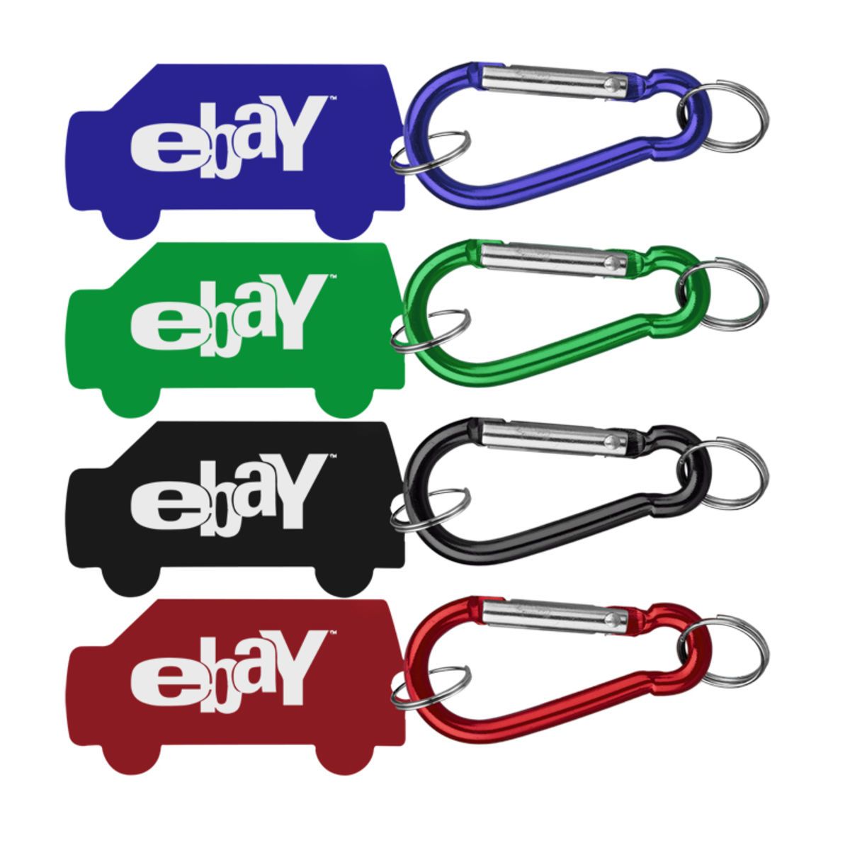 Aluminum Key Holder & Dog Tag with Carabiner