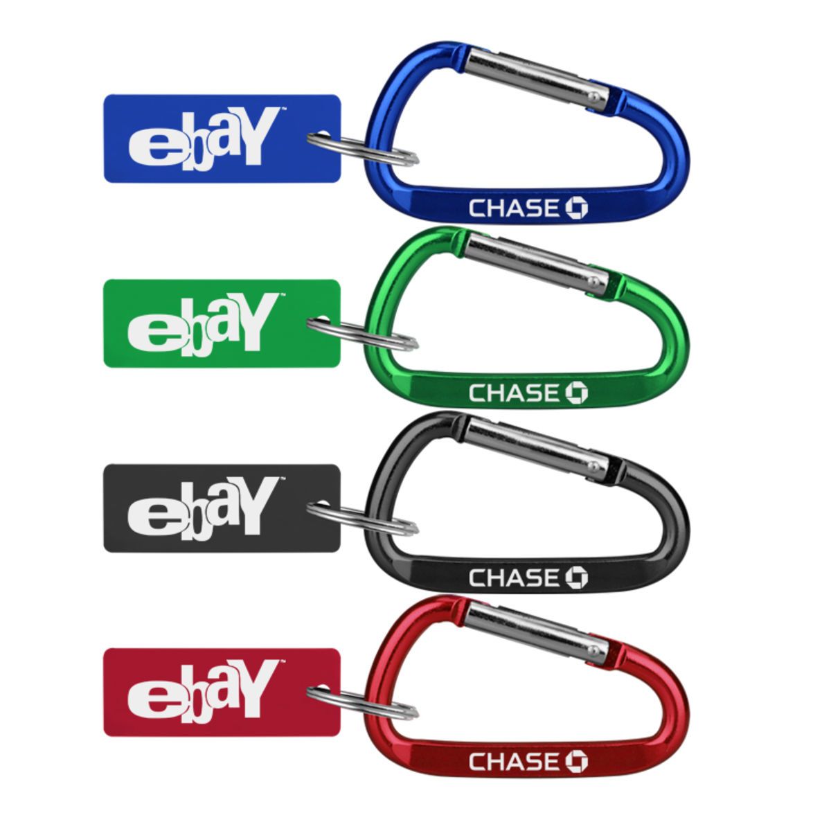 Aluminum Key Holder & Dog Tag with Carabiner