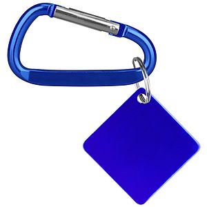Aluminum Key Holder & Dog Tag with Carabiner