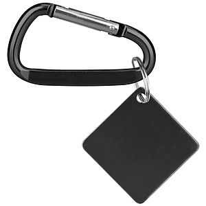 Aluminum Key Holder & Dog Tag with Carabiner