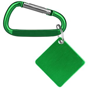 Aluminum Key Holder & Dog Tag with Carabiner