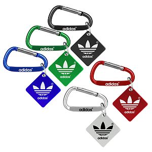 Aluminum Key Holder & Dog Tag with Carabiner