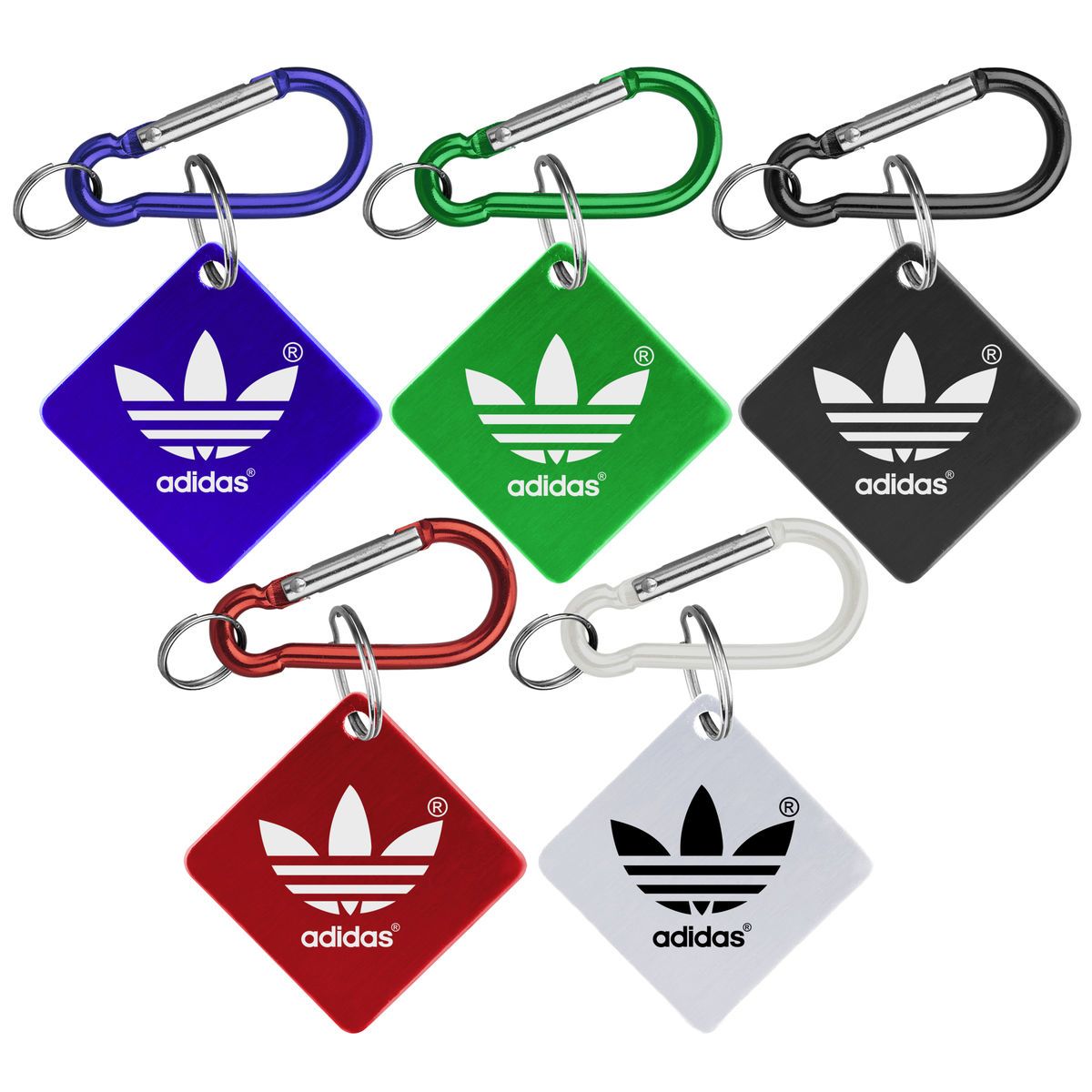 Aluminum Key Holder & Dog Tag with Carabiner