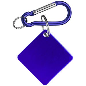Aluminum Key Holder & Dog Tag with Carabiner